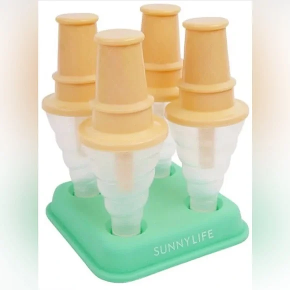 Ice Cream Popsicle Molds by SunnyLife Set of 4 - Picture 3 of 13